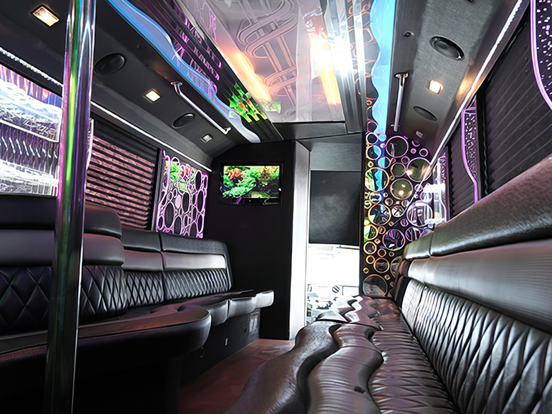 Features in party bus