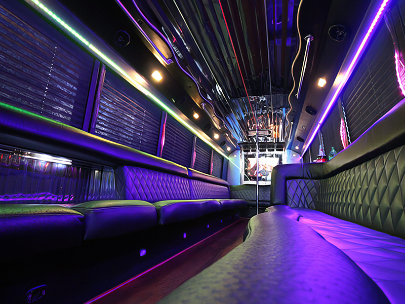 Lights in party bus